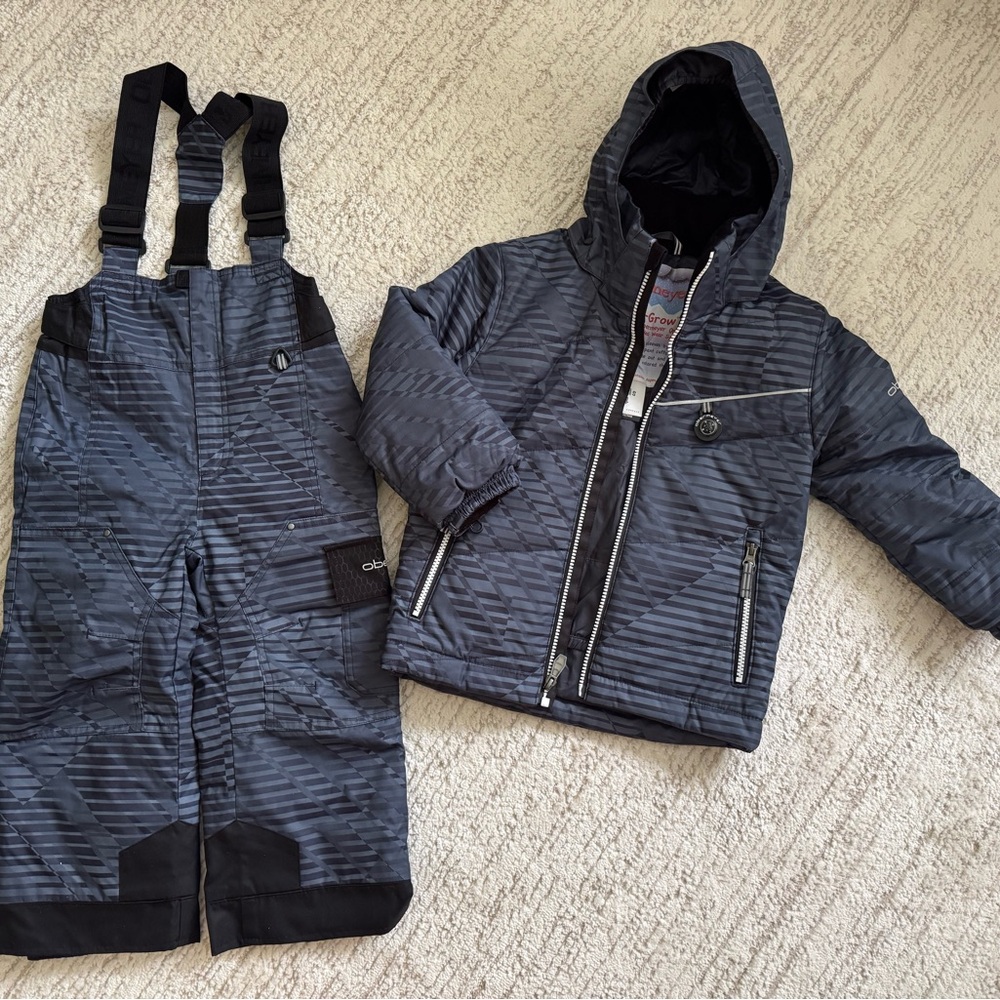 Obermeyer Kids' Charcoal Snowsuit